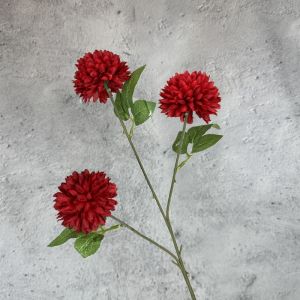 Combo 6 Cành hoa bồ công anh 3 bông VI078 ( cao 60cm lụa đường kính bông 7 cm) hoa giả trang trí