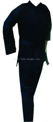 MARTIAL ARTS BLACK UNIFORM BAJU SILAT (ADULT)