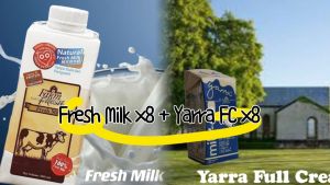[SPECIAL MIX N MATCH WITH YOGURT] FARM FRESH Susu UHT 200ml [24 packets]