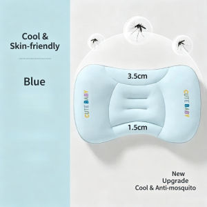 Kids Neck Support Pillow Cotton Breathable Cooling Ergonomic Head Pillow Soft Sleep For Toddlers