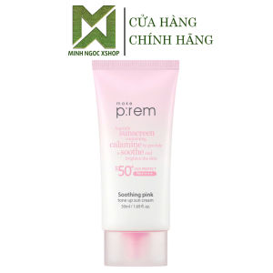 Kem Chống Nắng Vật Lý Nâng Tông Da Make P:rem (Prem ) UV Defense Me. Smoothing Pink Tone Up Sun Cream 50ML SPF50+