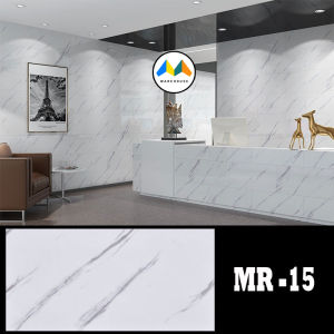 MW Wallpaper Dinding Marble 60 cm x 30cm / Wallfoam Stiker Marbel Tahan AIR