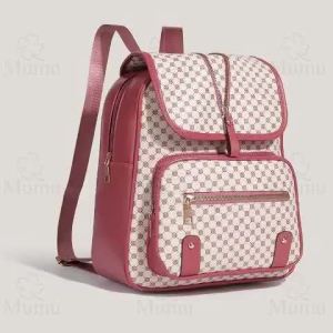 Mumu 6002 Quality Retro School Back Pack Leather Women Students Bag Large Bags For Woman