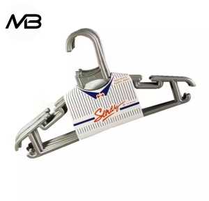 Hanger Gantungan Baju Sendy Silver Lebar 38cm isi 6pcs