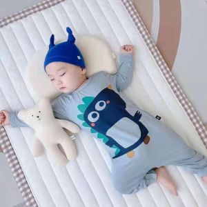 0-5 Years Baby One Piece Pajamas Modal Pyjamas Kids Cartoon Boys Girls Sleepwear Nightwear Children Anti-kick Air-conditioning Clothes Newborn Infant Jumpsuit Baby Clothes Homewear