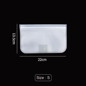 Food Preservation Bag with Zip Reusable Food Grade Quality Freezer Storage Bag Thicken No Leak for Fruit and Vegetable