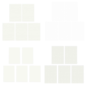 Set Of 5 Notebook 60 Pages Unlined/Dotted/Gridde/Lined Thread Binding Notepads Journal for Writing Drawing Sketching