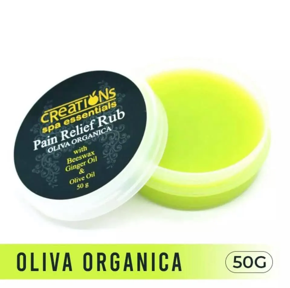 Creations Spa Essentials Pain Relief Rub I Oliva Organica Scent