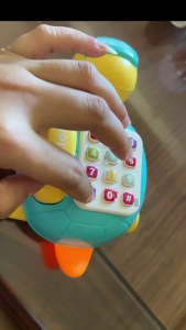 Durable Plastic Childrens Telephone Toy With Melodies Stimulates Language Expression And Motor Skills