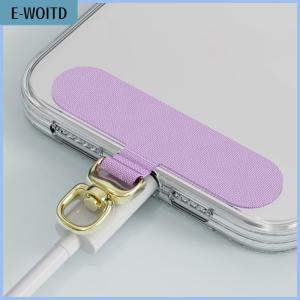 【E-WOITD】 0.3MM Sturdy Metal Cellphone Tether Tab 360 Degree Rotation Phone Hanging Strap Gasket Replacement Phone Lanyard Patch Clip