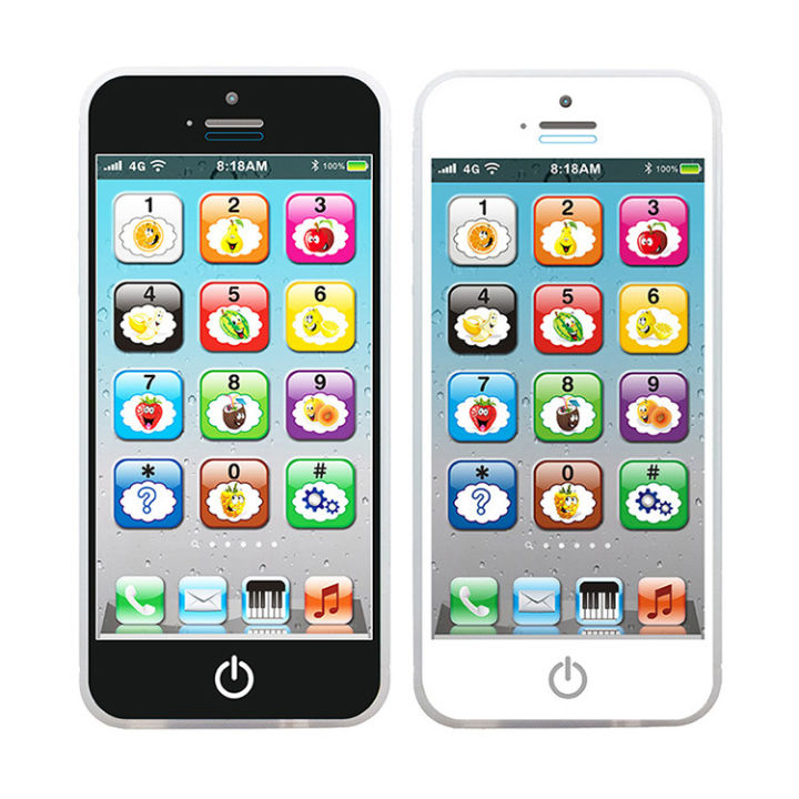 Kids Rechargeable Learning Mobile Phone Toy With Music Light Baby