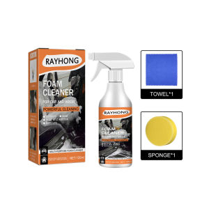 RAYHONG Multi-Purpose Foam Cleaner Anti-aging Cleaning Car Interior Leather Seat Spray Car House Seat Interior Auto Accessories Cleaning Multi-Functional Home Cleaning Foam Spray Foam Cleaner Spray Multi-purpose Anti-aging Cleaner Tools Car Interior Home