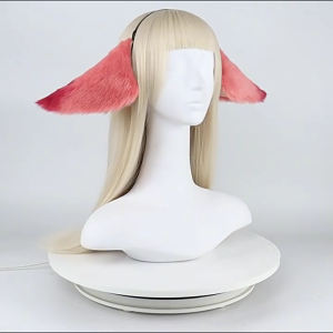 คอสเพลย์สุนัขจิ้งจอกตัวละครที่คาดผมมีหูนักเรียนหญิงล้างหน้าที่คาดผมที่คาดผมหูสัตว์ผ้ากำมะหยี่ห่วงผมการ์ตูน