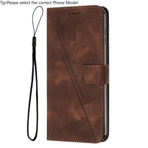 Leather Flip Wallet Casing For OPPO Realme 12 11 Pro Plus X Realme12 C63 C61 C65 C53 4G 5G Phone Case Hanging rope Shockproof Protection Cases Card Slot Bracket Casing Back Cover