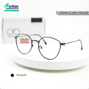 Djava x Urban - Frame Clara - Kacamata Korea Semi Cateye Titanium Reguler