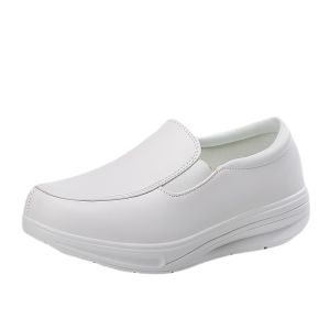 Size 35-40 New Women Wedges Nurse shoes Large Size Soft Sole Slip-on Breathable Sports Casual Womens Shoes