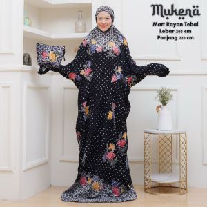 Mukena Batik Cap Model Lajuran Rayon Samitex Premium Warna Pastel Adem dan Lembut Tas Travel Puch