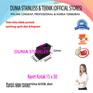 Karet Kotak 15mmx30mm