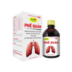 PQA Siro Phế Quản PQA Giúp Bổ Phế Hỗ Trợ Giảm Ho.