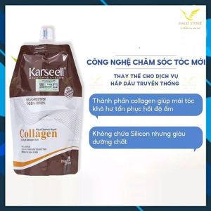 Kem Ủ Tóc Siêu Mượt Karseell Maca Collagen 500ML Dầu Hấp Tóc Phục Hồi Nuôi Dưỡng Tóc Bóng Khoẻ Mùi Thơm Sang trọng