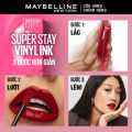 Son Bóng Bền Màu Nhẹ Môi Superstay Vinyl Ink Maybelline New York 4.2ml. 