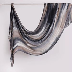 ZFZDR0LH Soft Tie-Dye Hijab Breathable Gradient Cotton Hijab Breathable Cotton Viscose Modal Blend Women Headscarf For Women
