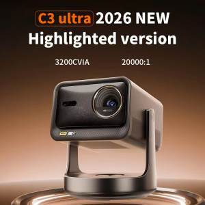 2026 New Bright Version Hisense C3 Ultra | 3200ANSI 4K UHD Triple Laser DLP Portable 3D Ready Home Theater Projector