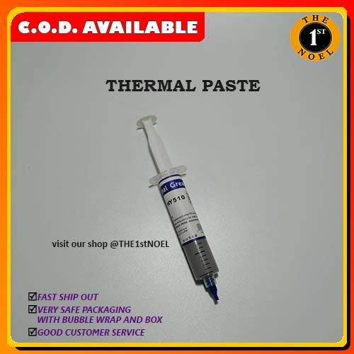 Hy510 Silicone Thermal Paste Heat Transfer Grease Heat Sink CPU GPU Chipset Notebook Computer Cooling Syringe New