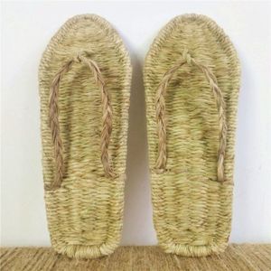 Free Shipping Purely Hand-Woven Shoes Trendy MenS And WomenS Summer Lace-Up Sandals Retro Slippers Red Army-Style Ethnic Performance Sandals All-Linen Sandals