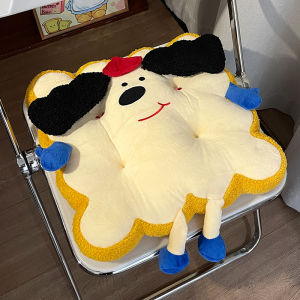 Chair Cushion Toast Plush Pillow Soft Cotton Stuffed Seat Pad Cute Sliced Bread Home Decor Sofa Bed