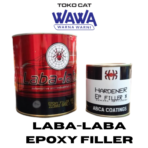 cat dasar Laba Laba epoxy filler grey/ black 1kg set | Lazada Indonesia