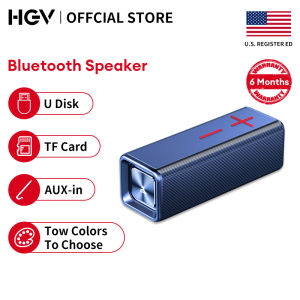 HGV Bluetooth Speaker Wireless with Subwoofer Portable Speaker Upgrade Hifi Audio Bluetooth Speaker 20 Hour Playback Time Speaker