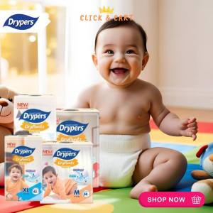 Drypers DryPantz Pants Baby Diaper M/L/XL/2XL