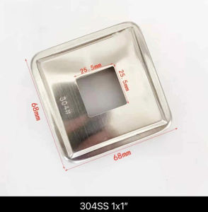 304 Stainless Cover Plate Square Flange Cover Square Tube Rectangular Tube Tubular