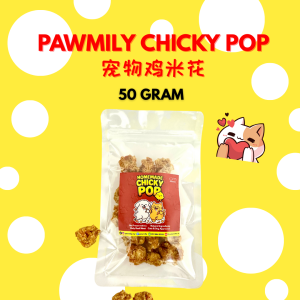 [PAWMILY] Premium Pet Snack Chicky Pop Bites Chicken Treats for Dogs & Cats Healthy Snacks 100% Fresh Home Made Pets Snack Human Grade