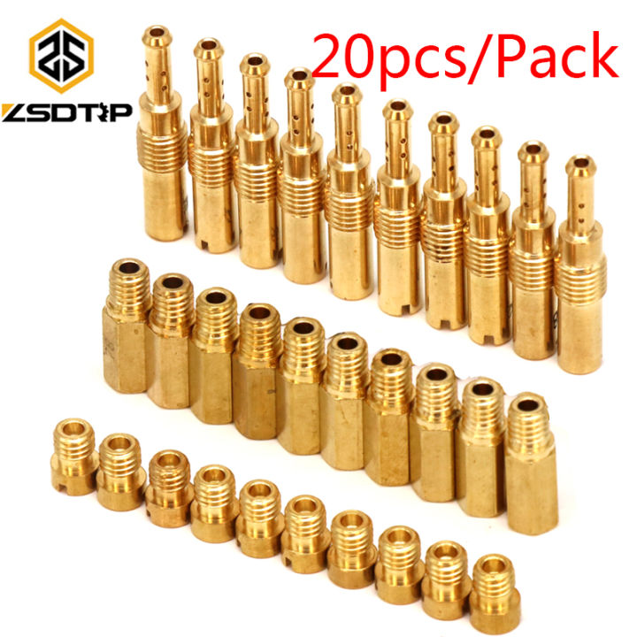 ZSDTRP 20pcs Carburetor Main Slow/Pilot Jet Kit Replacement For PWK PWM