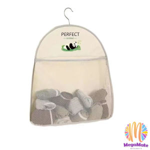 MegaMate กระเป๋าถุงตาข่ายเก็บของ จัดเก็บชุดชั้นใน ขนาดใหญ่ ถุงเก็บของแขวนในตู้เสื้อผ้า storage bag