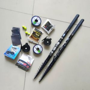 Joran Tegek Kolong 360 Komplit Set siap pakai joran+rel+kail+senar+pelampung+timah+stoper+umpan