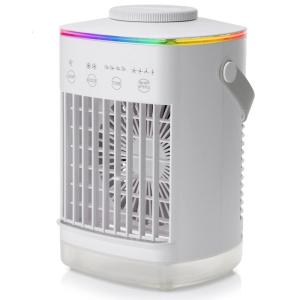 Multifunctional Evaporative Coolers 700ML High Capacity Colorful Atmospheres Lighting USB Operated Cooling Fan