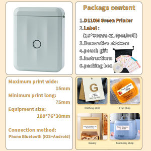 All NIIMBOT Printers (D11 D110 D101 B1 B18 N1 M2 B203 B21 B21 Pro B21Pro B31 B3S) – Portable Bluetooth Thermal Label Maker Wireless Handheld Sticker Printer for iOS & Android Mini Label Machine for Home Office Store & Christmas Gift Cards