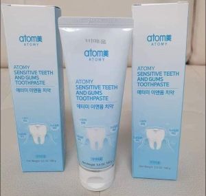 Kem đánh răng dứt điểm ê buốt và nhạy cảm của răng phục hồi men răng và ngăn ngừa bệnh nha chu - Atomy Sensitive Teeth And Gums Toothpaste 100g - 애터미 이앤몸 치약 - Атоми Паста для чувствительных зубов и десен
