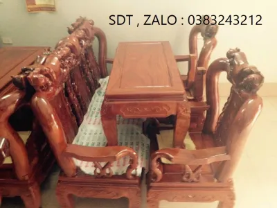 bàn ghế quốc minh đào gỗ xoan phòng khách