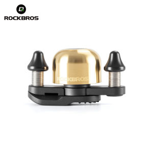 ROCKBROS Road Bike Mini Bell Double Hammer 180 ° Adjustable Universal MTB Folding Bike Copper Bell
