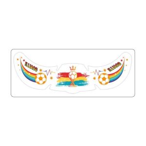 NO4 PANDA Sports Event Match Football Face Temporary Tattoo Y2k Spicy Girl Freckle Makeup Face Tattoo Sticker Disposable Long Lasting Soccer Freckle Tattoo Men Women Kids