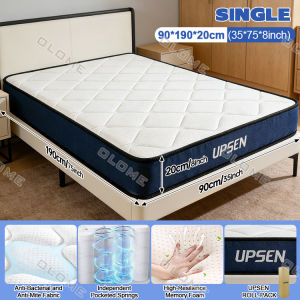 Extra Thick 8.1 inch Memory Foam Spring Mattress ( Single / Double / Queen / King )Size Comfort Deluxe Mattress