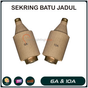 Sekring Batu Listrik Jadul rumah 6 A sikring 10 A