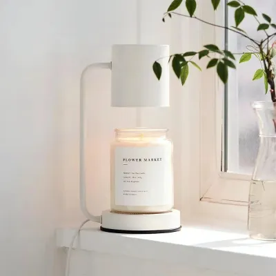 Candle Warmer with Timer Wax Nordic Aromatherapy Wax Melting Lamp Romantic Candle Warmer Lamp Fragrance Light Home Decor