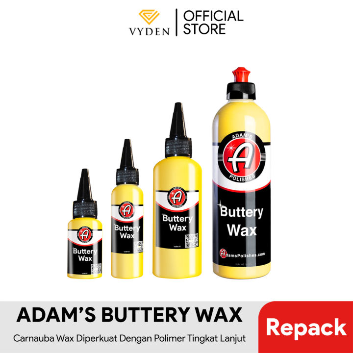 ADAMS Polishes Buttery Wax REPACK Carnauba Wax Pengkilap Body Cat Mobil ...