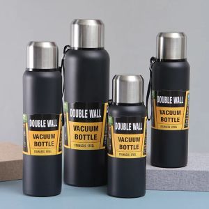 500/750/1000/1500ml Stainless Steel Thermos Large Capacity Vacuum Flask Portable Insulated Tumbler With Rope Thermo Bottle2026
