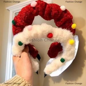 [COD] Fashion Change Cute Plush Elk Head Band Merry Christmas Reindeer Hair Hoop Festival Party Cosplay Hair Accessories Fluffy Dress Up Headwear